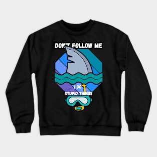 Diving With Sharks Crewneck Sweatshirt